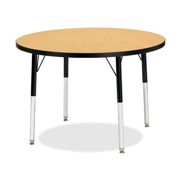 Jonti-Craft TABLE, ACTIVITY, 36inRND, OK/BK JNT6488JCE210 - main